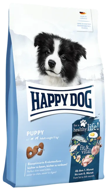 Happy Dog Puppy & Junior Dry – Baby Fit & Vital