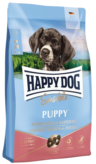Happy Dog Puppy & Junior Dry – Baby Salmon & Potato