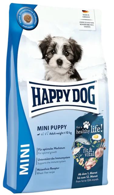 Happy Dog Puppy & Junior Dry – Mini Baby Fit & Vital