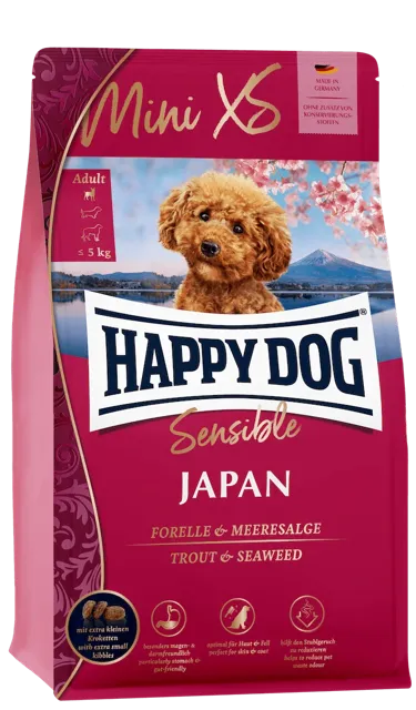 Happy Dog Sensible Mini – Chicken & Trout XS (Mini Japan)