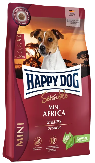 Happy Dog Sensible Mini – Ostrich (Mini Africa)