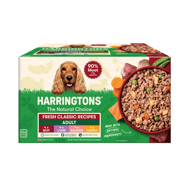 Harringtons Grain Free Wet Adult Trays – Lamb & Potato With Vegetables
