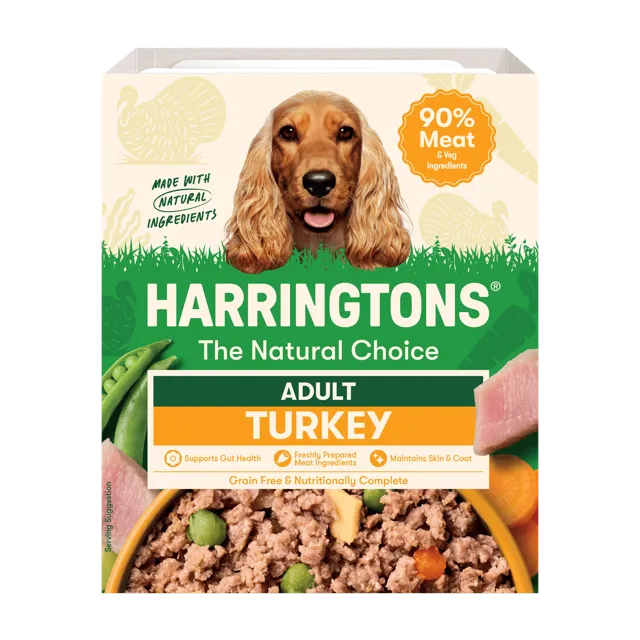 Harringtons Grain Free Wet Adult Trays – Turkey & Potato With Vegetables