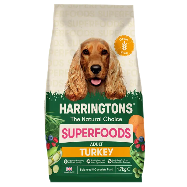 Harringtons Superfoods Grain free Dry – Turkey with Vegetables
