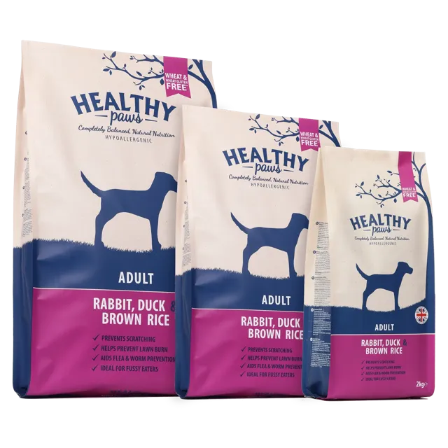 Healthy Paws Adult – Rabbit, Duck & Brown Rice