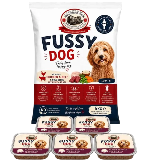 Heights Farm Fussy Dog (Sensory Bowl) – Wild Boar with Superfoods