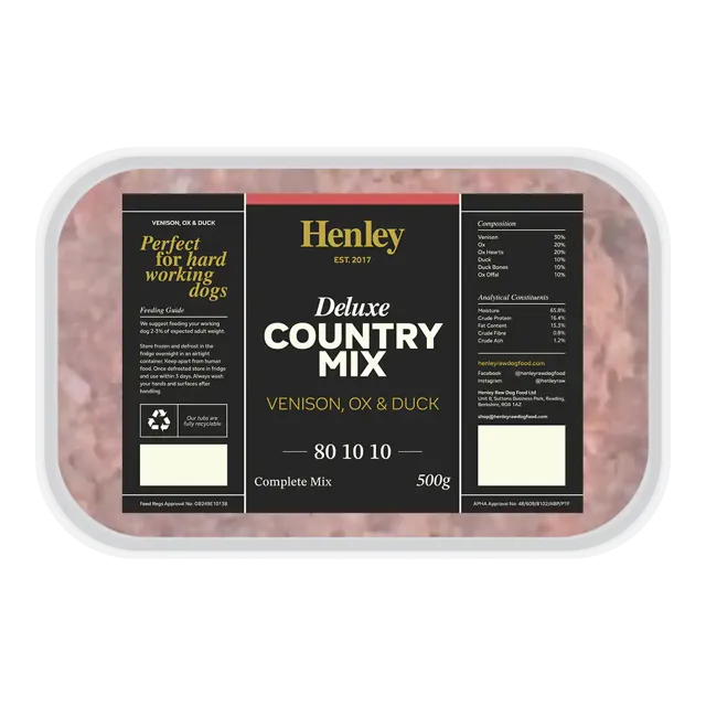 Henley Raw Deluxe 80-10-10 – Country Mix