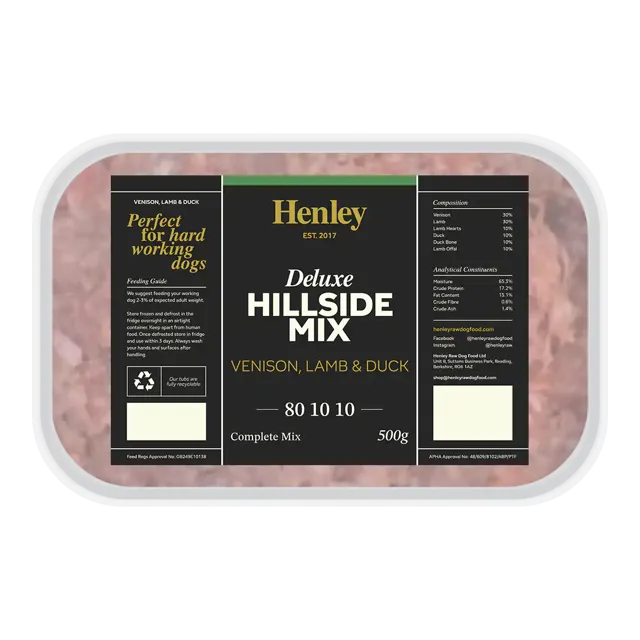 Henley Raw Deluxe 80-10-10 – Hillside Mix
