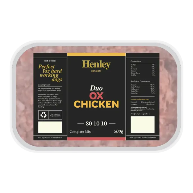 Henley Raw Duo 80-10-10 – Ox and Chicken