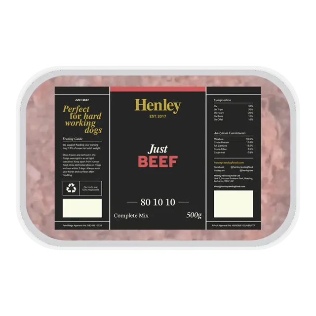Henley Raw Just 80-10-10 – Beef