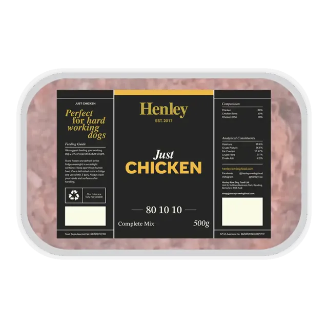 Henley Raw Just 80-10-10 – Chicken
