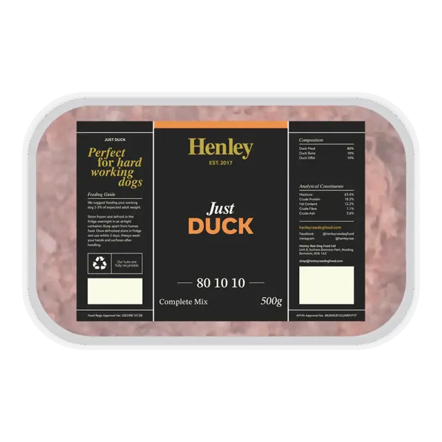 Henley Raw Just 80-10-10 – Duck