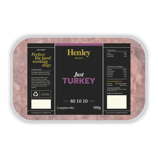 Henley Raw Just 80-10-10 – Turkey