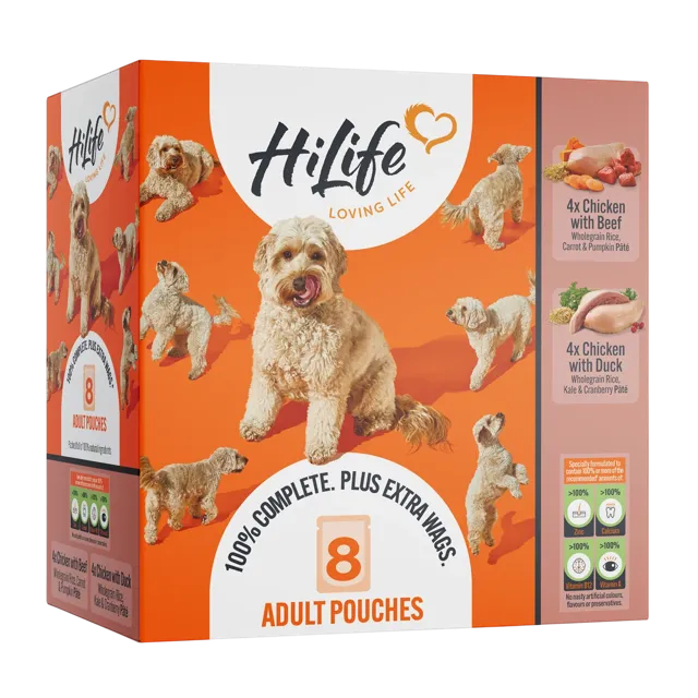 HiLife Adult Dog 150g Pouches – Chicken & Meat