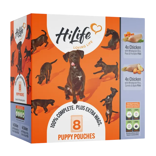 HiLife Puppy Chicken Recipes 150g Pouch Selection – —