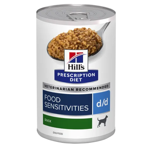 Hill's Prescription Diet d/d Food Sensitivities Wet Dog Food Duck Can – —