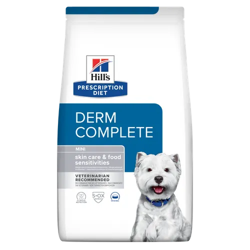 Hill's Prescription Diet Derm Complete Mini Dog Food – —