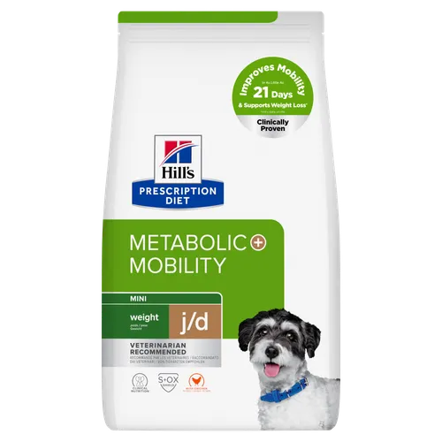 Hill's Prescription Diet Metabolic + Mobility Mini Dry Dog Food – —