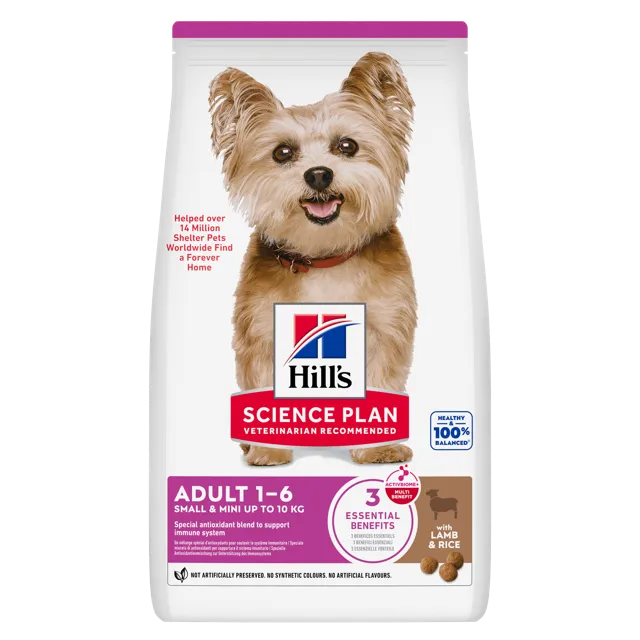Hill's Science Plan Adult 1-6 Small & Mini with Lamb & Rice – —