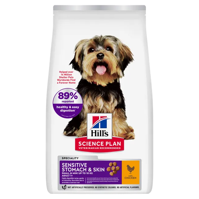 Hill's Science Plan Adult 1+ Sensitive Stomach & Skin Small & Mini – —
