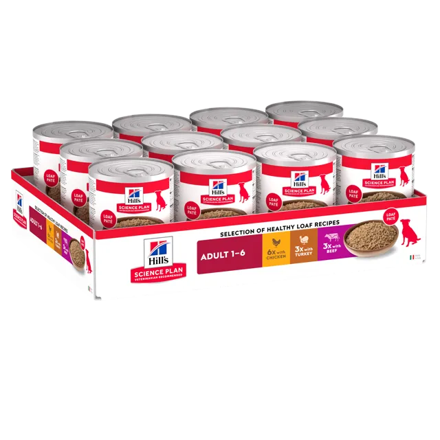 Hill's Science Plan Adult Dog Food with Chicken, with Turkey, with Beef – —