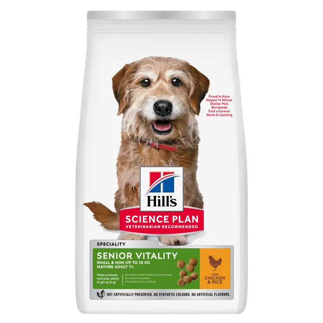 Hill's Science Plan Mature Adult 7+ Youthful Vitality Small & Mini – —
