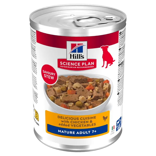 Hill's Science Plan Mature Adult Dog Stew with Chicken & added Vegetables – —