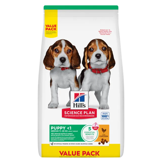 Hill's Science Plan Puppy <1 Medium – With Chicken