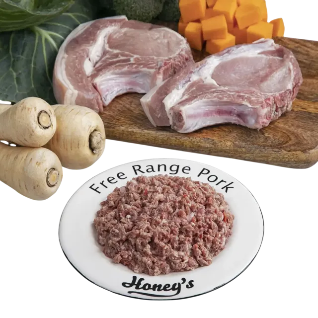 Honey's Out of Season Working Dog Food – free range pork