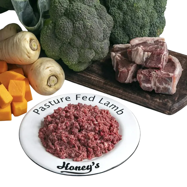 Honey's Out of Season Working Dog Food – Pasture Fed Lamb