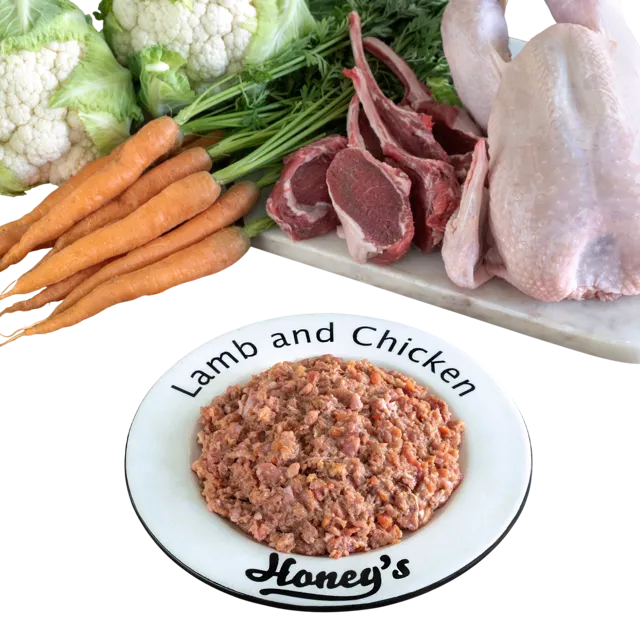 Honey's Out of Season Working Dog Food – Pasture Fed Lamb & Free Range Chicken