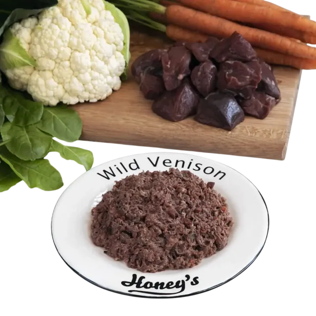 Honey's Out of Season Working Dog Food – Wild Venison