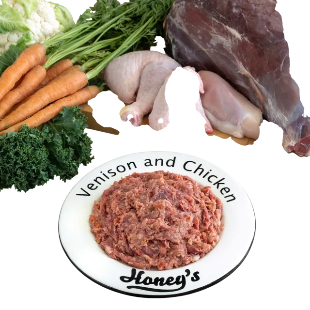 Honey's Out of Season Working Dog Food – Wild Venison & Free Range Chicken