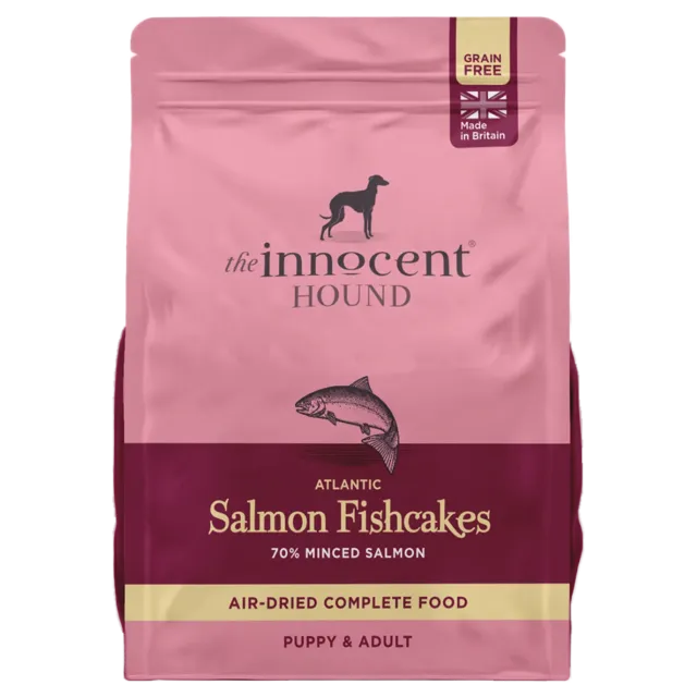 Innocent Hound Air-Dried Food – Wild Salmon Fishcakes