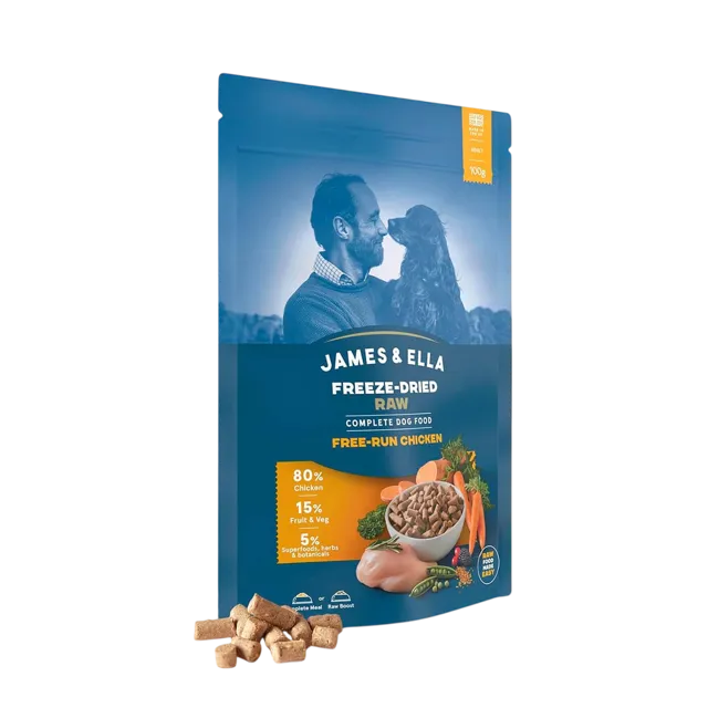 James & Ella Freeze-Dried Raw – Free-run Chicken