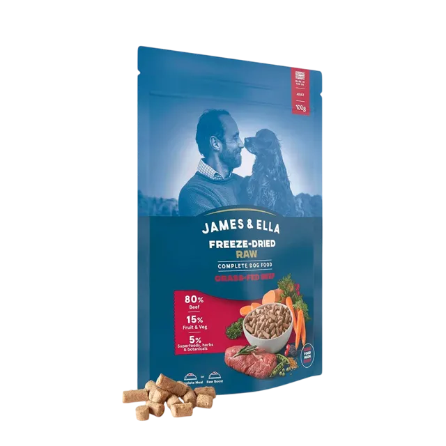 James & Ella Freeze-Dried Raw – Grass-fed Beef