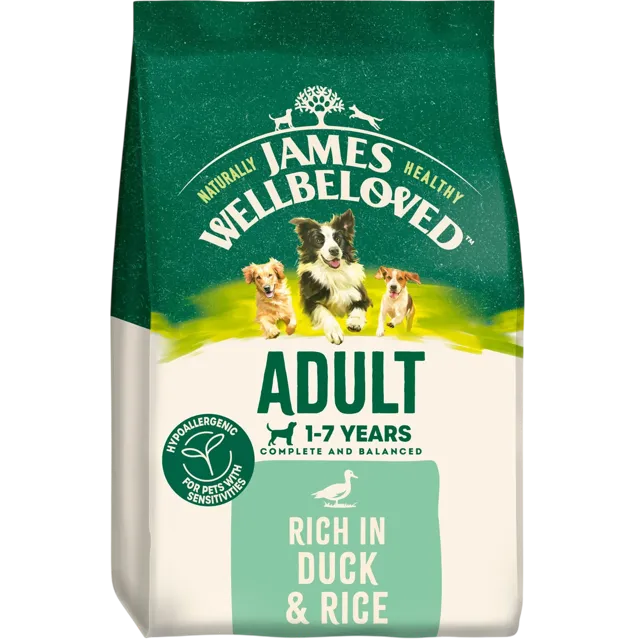 James Wellbeloved Adult Dry – Duck & Rice