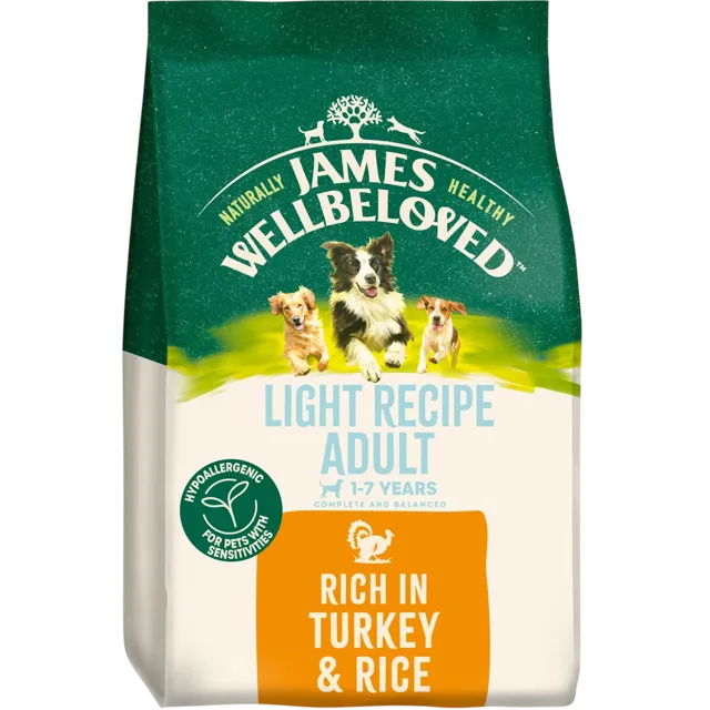 James Wellbeloved Adult Light Dry – Turkey & Rice