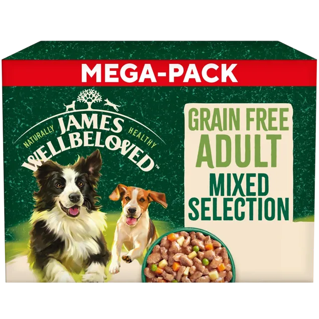 James Wellbeloved Adult Pouches – Turkey & Lamb & Chicken In Gravy Grain Free