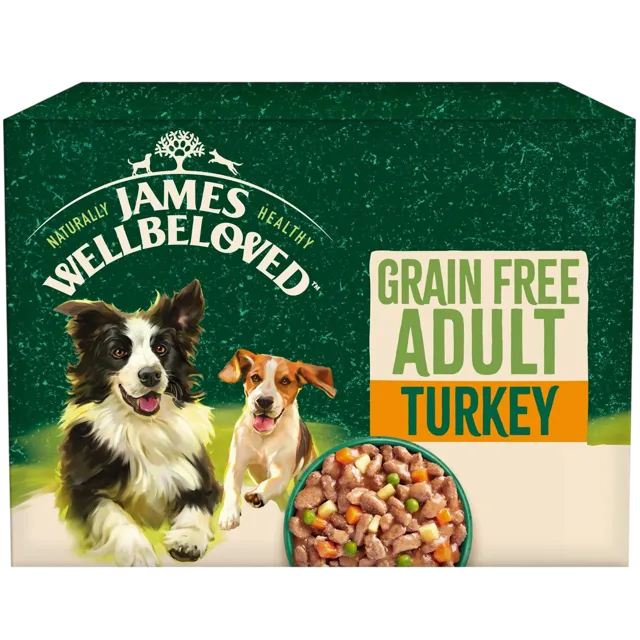 James Wellbeloved Adult Pouches – Turkey In Gravy Grain Free