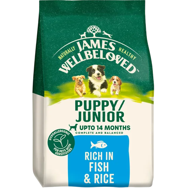 James Wellbeloved Puppy Dry – Fish & Rice