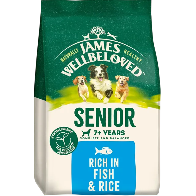 James Wellbeloved Senior Dry – Fish & Rice
