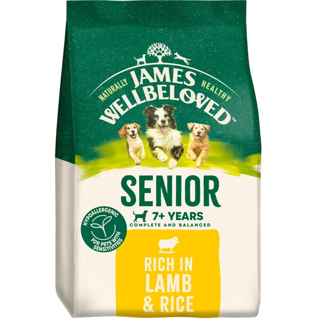 James Wellbeloved Senior Dry – Lamb & Rice