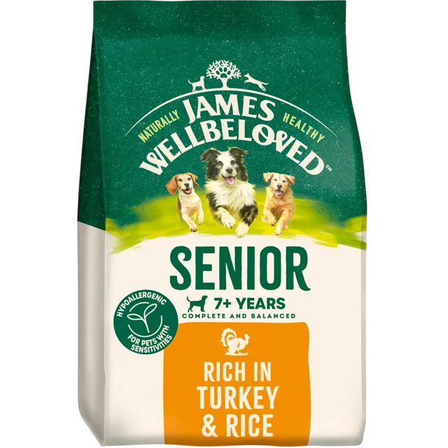 James Wellbeloved Senior Dry – Turkey & Rice