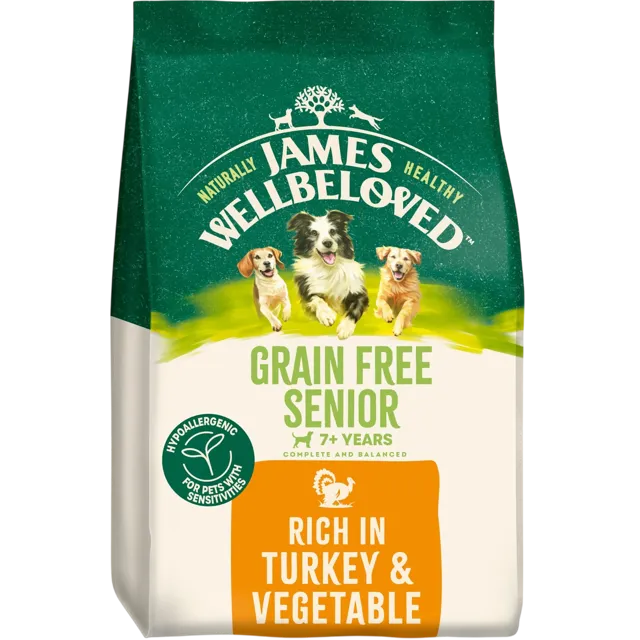 James Wellbeloved Senior Grain Free Dry – Turkey