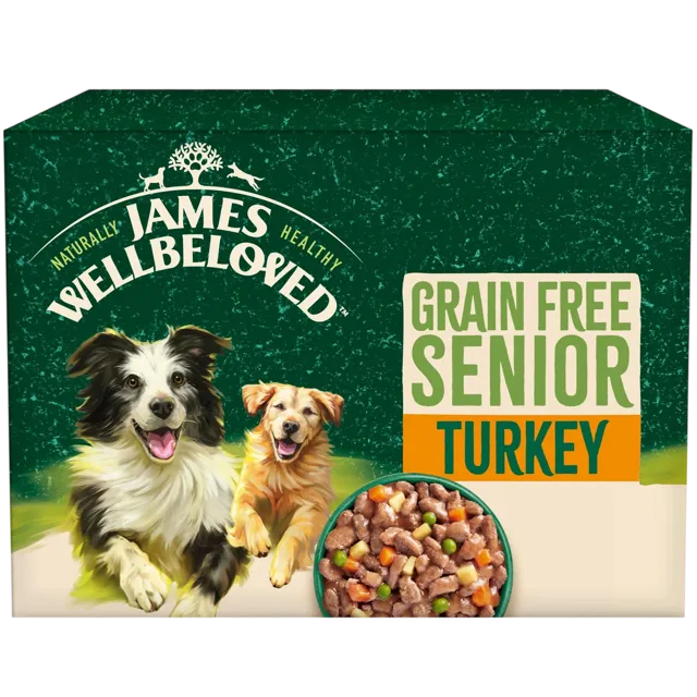 James Wellbeloved Senior Wet Food – Turkey In Gravy Grain Free
