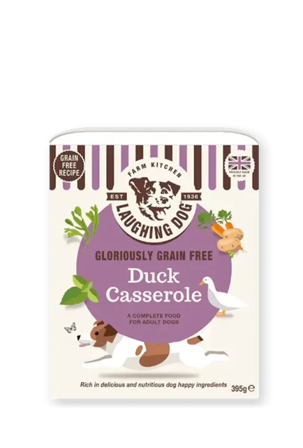 Laughing Dog Grain Free Adult Complete Wet – Duck Casserole