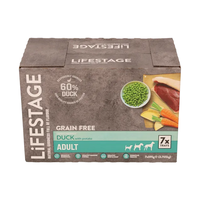 Lifestage Adult Dog Grain Free Wet – Duck and Potato