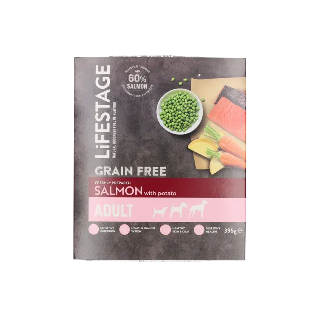 Lifestage Adult Dog Grain Free Wet – Salmon and Potato