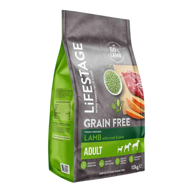 Lifestage Grain Free Adult Dry Food – Lamb & Potato
